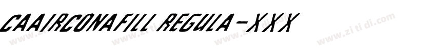 CAAirconaFill Regula字体转换